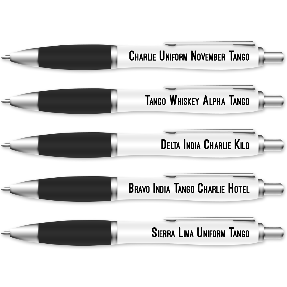 Funny Phonetic Alphabet Pen Set #2 image